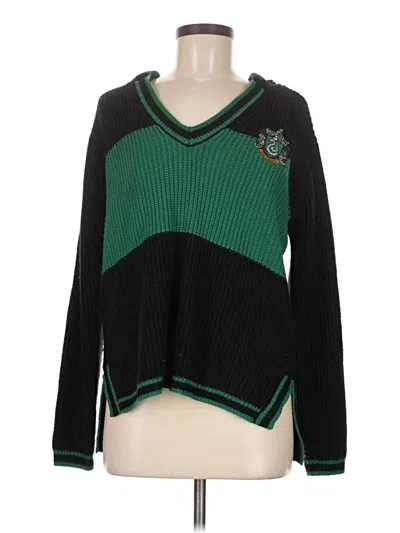 Pre-owned Harry Potter Pullover Sweater In Green
