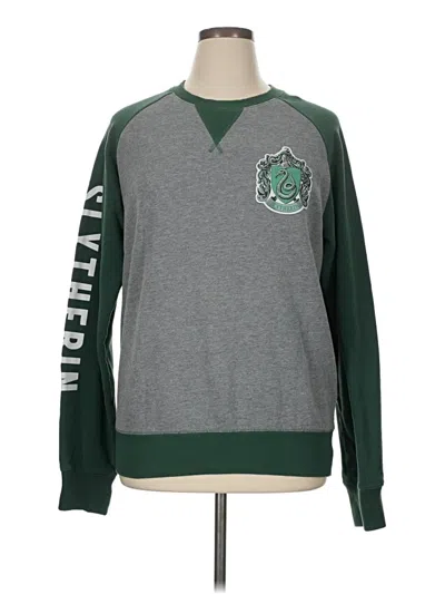 Pre-owned Harry Potter Pullover Sweater In Green