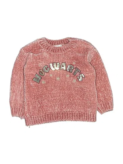 Pre-owned Harry Potter Kids' Pullover Sweater In Pink