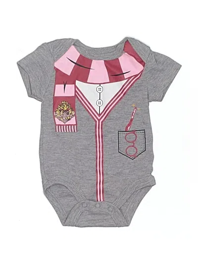 Pre-owned Harry Potter Babies' Short Sleeve Onesie In Gray