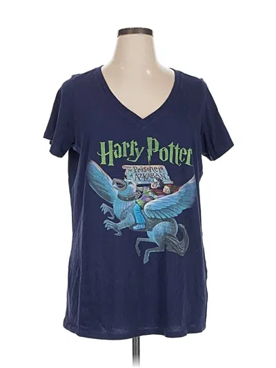 Pre-owned Harry Potter Short Sleeve T-shirt In Blue
