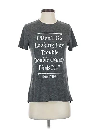 Pre-owned Harry Potter Short Sleeve T-shirt In Gray