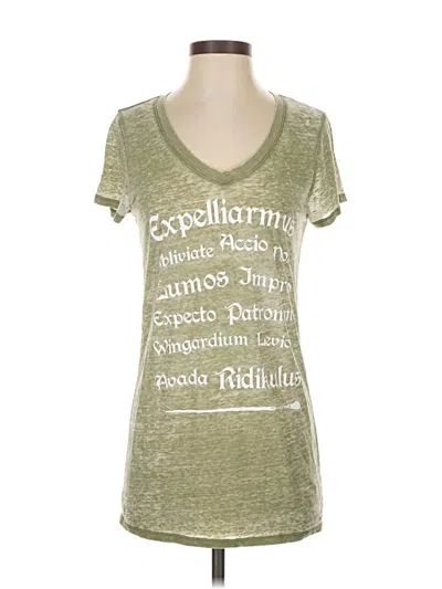 Pre-owned Harry Potter Short Sleeve T-shirt In Green