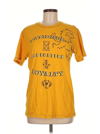 Pre-owned Harry Potter Short Sleeve T-shirt In Yellow