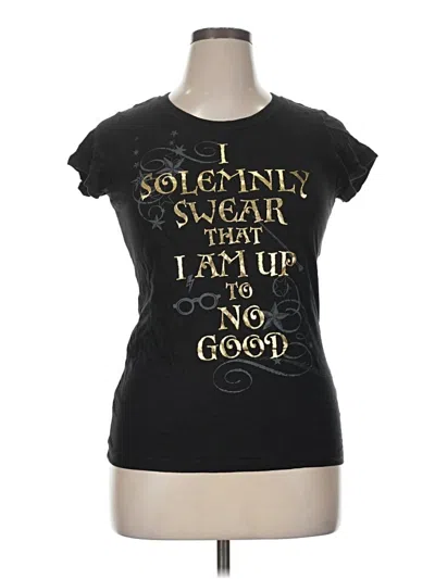 Pre-owned Harry Potter Short Sleeve T-shirt In Black