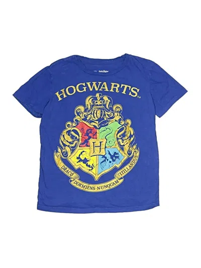 Pre-owned Harry Potter Kids' Short Sleeve T-shirt In Blue