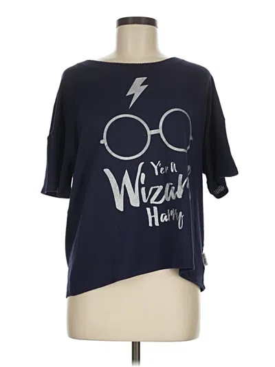 Pre-owned Harry Potter Short Sleeve T-shirt In Blue