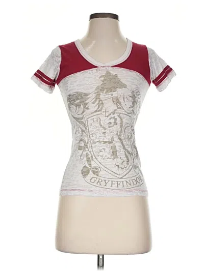 Pre-owned Harry Potter Short Sleeve T-shirt In Burgundy