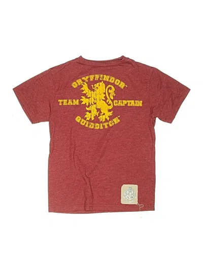 Pre-owned Harry Potter Kids' Short Sleeve T-shirt In Burgundy