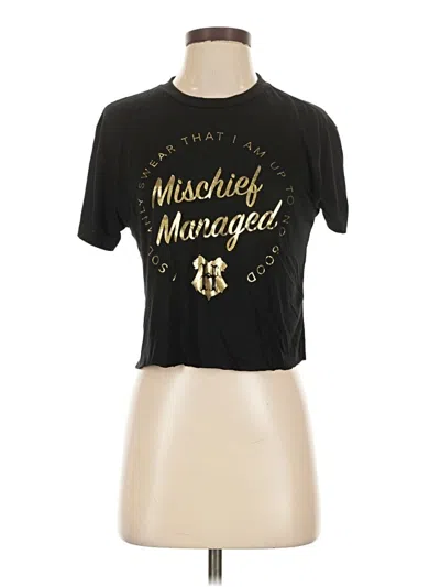 Pre-owned Harry Potter Short Sleeve T-shirt In Gold