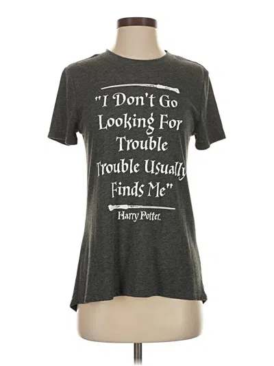 Pre-owned Harry Potter Short Sleeve T-shirt In Gray