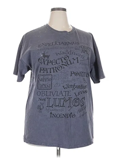 Pre-owned Harry Potter Short Sleeve T-shirt In Gray