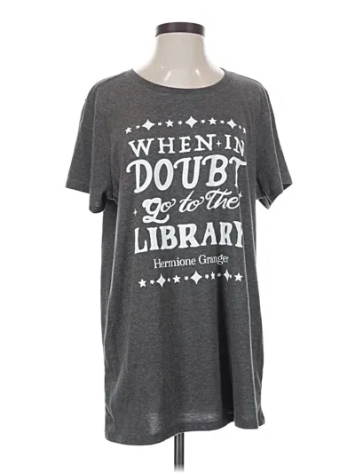 Pre-owned Harry Potter Short Sleeve T-shirt In Gray