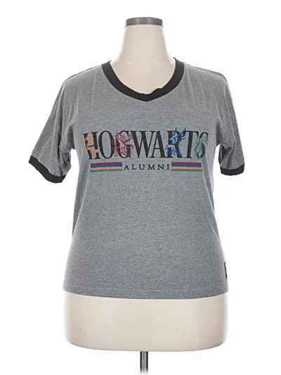 Pre-owned Harry Potter Short Sleeve T-shirt In Gray