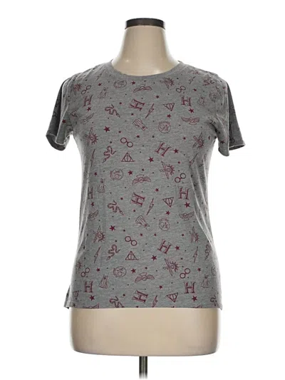 Pre-owned Harry Potter Short Sleeve T-shirt In Gray