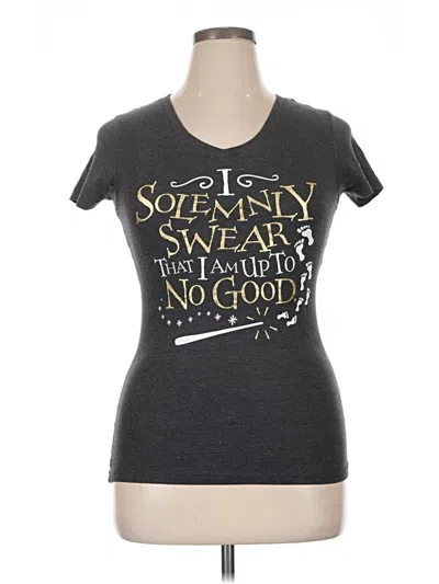 Pre-owned Harry Potter Short Sleeve T-shirt In Gray