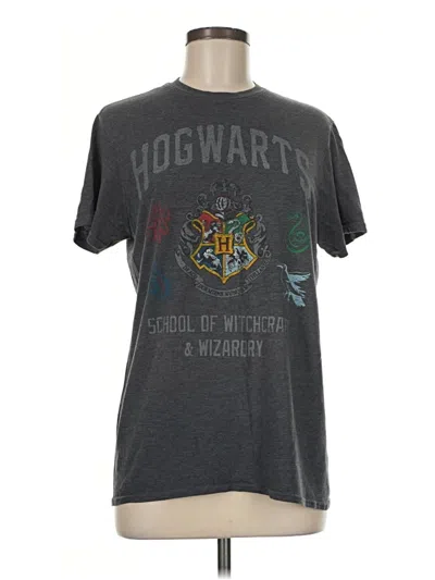 Pre-owned Harry Potter Short Sleeve T-shirt In Gray