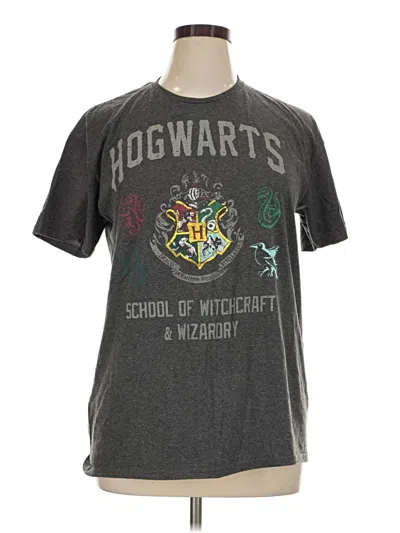 Pre-owned Harry Potter Short Sleeve T-shirt In Gray