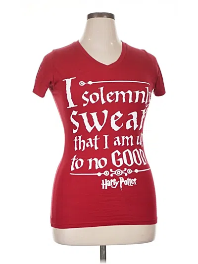 Pre-owned Harry Potter Short Sleeve T-shirt In Red