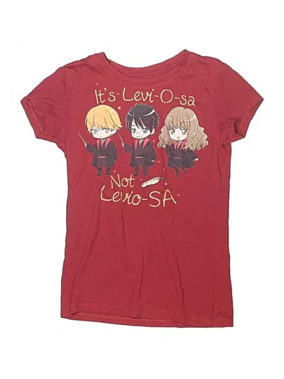 Pre-owned Harry Potter Kids' Short Sleeve T-shirt In Red