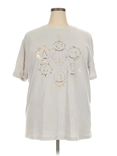 Pre-owned Harry Potter Short Sleeve T-shirt In Silver