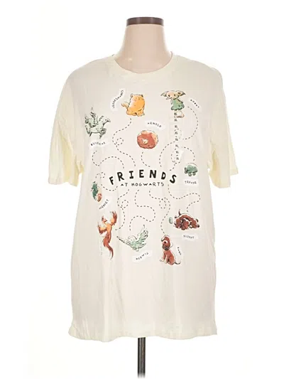 Pre-owned Harry Potter Short Sleeve T-shirt In White