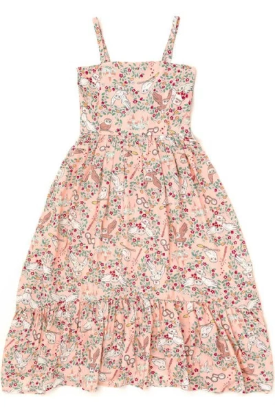 Harry Potter Kids'  Sleeveless Maxi Dress In Pink