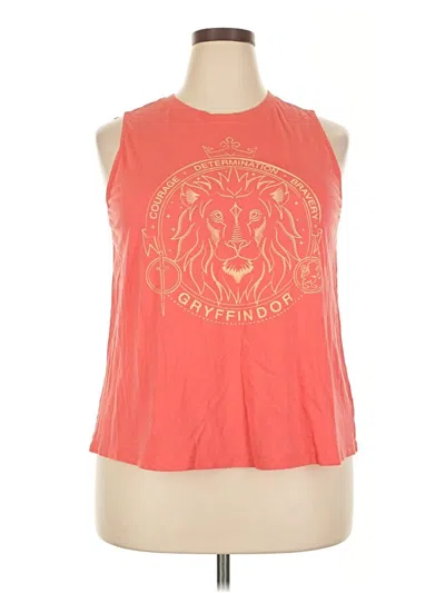 Pre-owned Harry Potter Sleeveless T-shirt In Orange