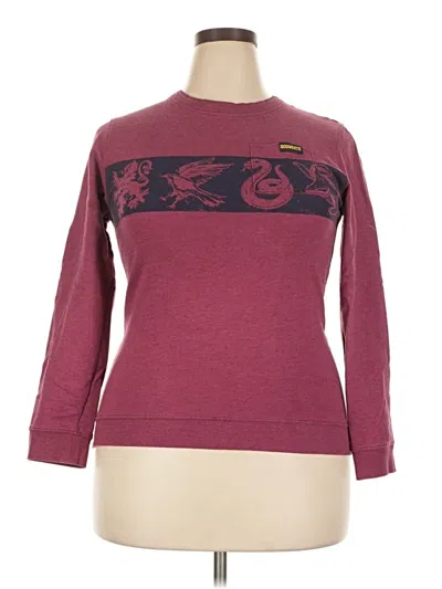Pre-owned Harry Potter Sweatshirt In Burgundy