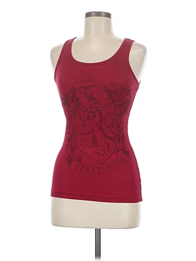 Pre-owned Harry Potter Tank Top Burgundy Strapless Neckline Tops