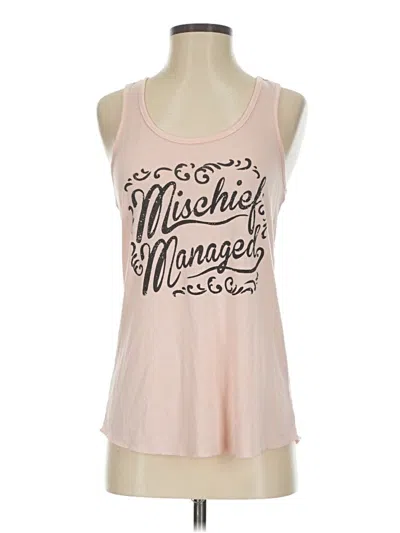 Pre-owned Harry Potter Tank Top Pink Halter Neckline Tops