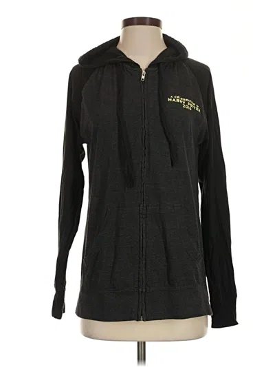 Pre-owned Harry Potter Zip Up Hoodie In Black