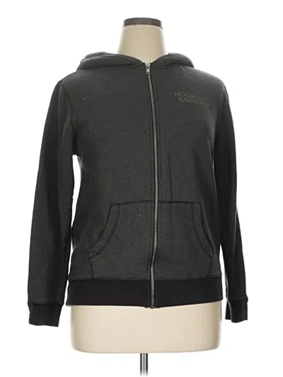Pre-owned Harry Potter Zip Up Hoodie In Gray