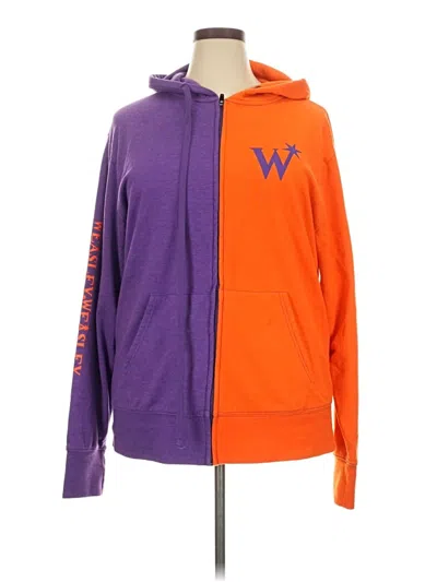 Pre-owned Harry Potter Zip Up Hoodie In Purple
