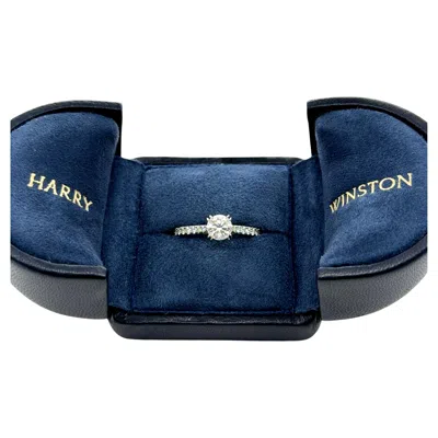 Pre-owned Harry Winston , 1.17 Carat Round Brilliant Diamond Engagement Ring In Multi