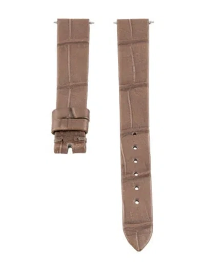 Pre-owned Harry Winston 13mm Watch Strap In Gray