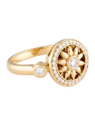 Pre-owned Harry Winston 18k Diamond Winston Gates Ring In Multi