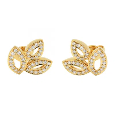 Pre-owned Harry Winston (18k) Stud Earrings () In Gold