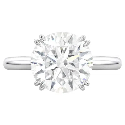 Pre-owned Harry Winston 2.34 Carat Round Brilliant Cut Diamond Solitaire Engagement Ring In Multiple