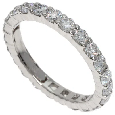 Pre-owned Harry Winston 950 Band Ring () In Silver