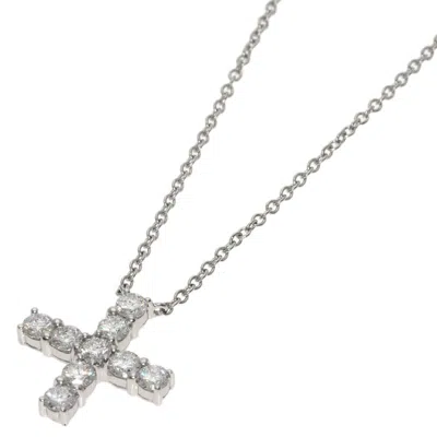 Pre-owned Harry Winston 950 Necklace () In Silver
