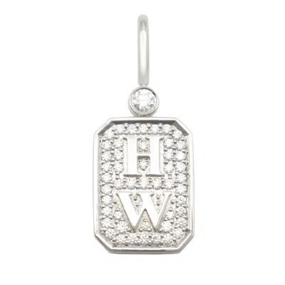Pre-owned Harry Winston Clear Platinum Platinum 950 Pendant () In Multi