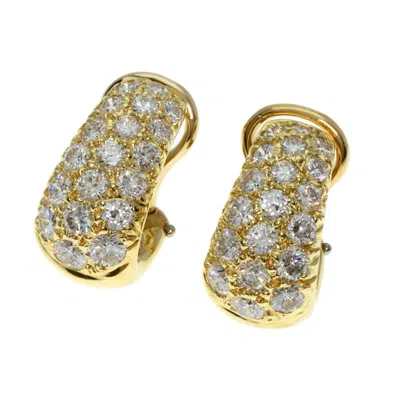 Pre-owned Harry Winston Clip Earrings () In Yellow