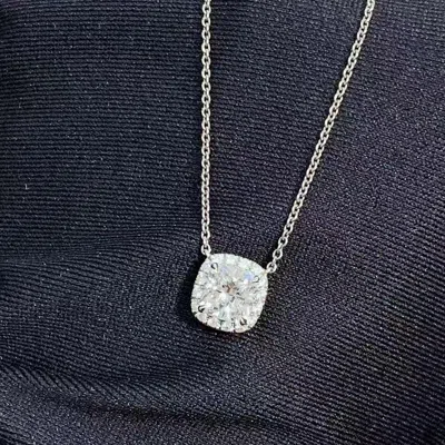 Pre-owned Harry Winston Gia  1.01ct Vs2 Color F Diamond Luxuriously Set Necklace In Multi