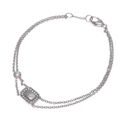 Pre-owned Harry Winston Gold Charm Bracelet () In White