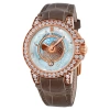 HARRY WINSTON HARRY WINSTON OCEAN MOON PHASE BLUE MOTHER OF PEARL DIAL LADIES WATCH OCEQMP36RR029