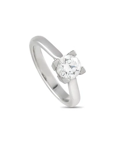 Pre-owned Harry Winston Platinum 0.71 Ct. Tw. Diamond Ring (authentic Pre-loved) In Silver