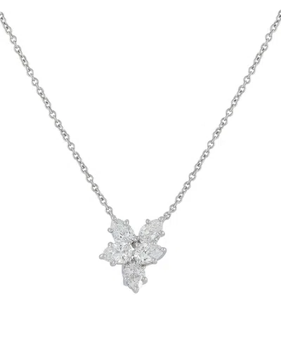 Pre-owned Harry Winston Platinum 1.00 Ct. Tw. Diamond Necklace (authentic Pre-loved)
