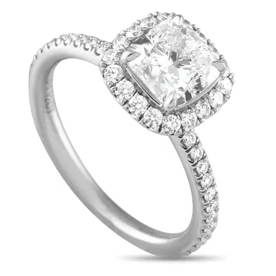 Harry Winston Platinum 1.12ct Center Diamond Engagement Ring Hw01-051225