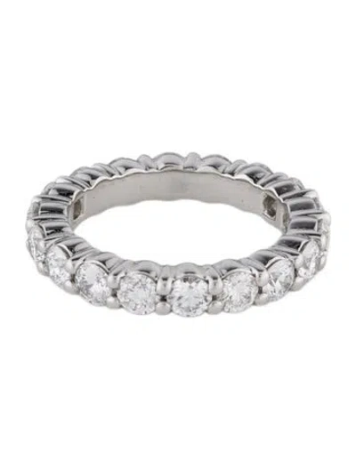 Pre-owned Harry Winston Platinum 2.16ctw Diamond Eternity Band In Multi
